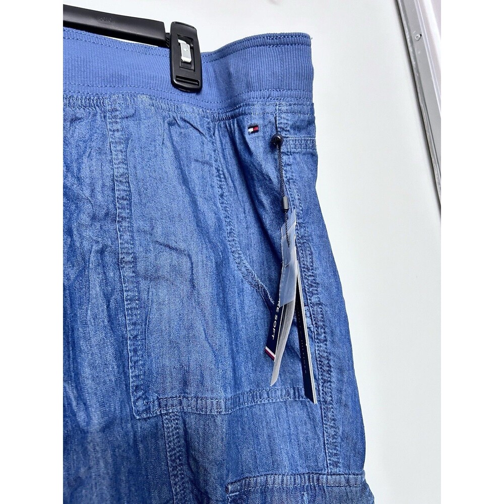 Tommy Hilfiger women's Soft Pant Chambray Blue XL - Picture 12 of 14